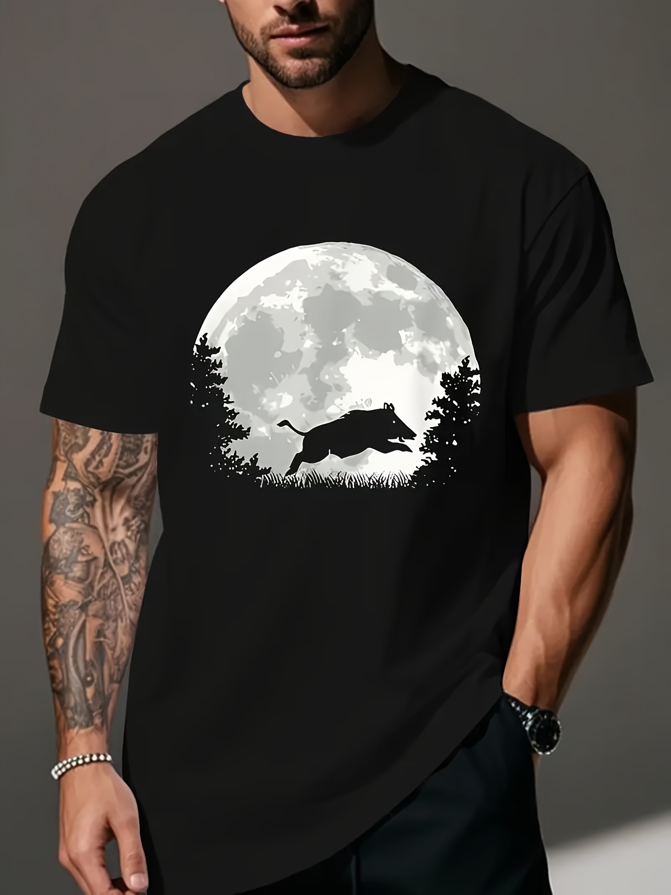 Outdoor Adventures Clothing - T-shirt pour hommes, motif « Forêt