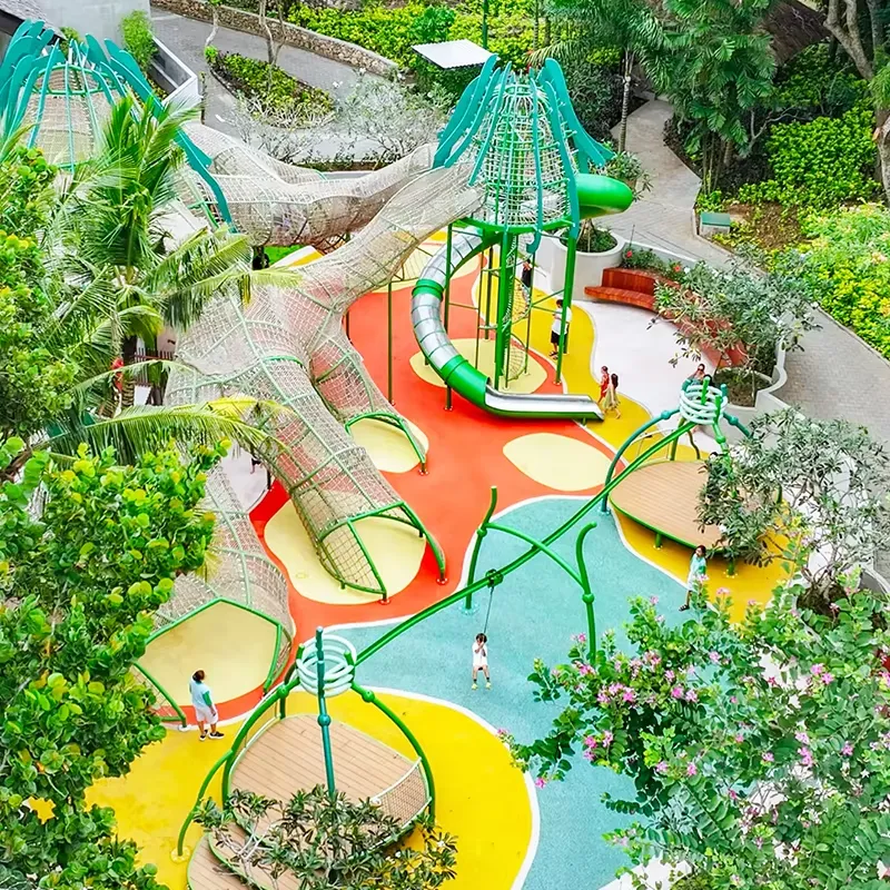 Outdoor Adventure Resorts - Structure d'escalade en corde pour aire