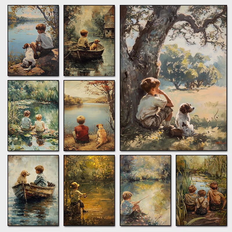 Affiche d'art Vintage pour cha - Outdoor Adventure For Kids avis et prix