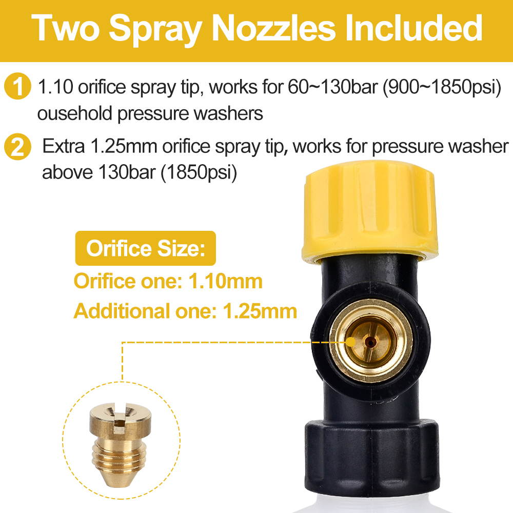 Canon à mousse réglable pour n - Bear Spray Clip avis et prix