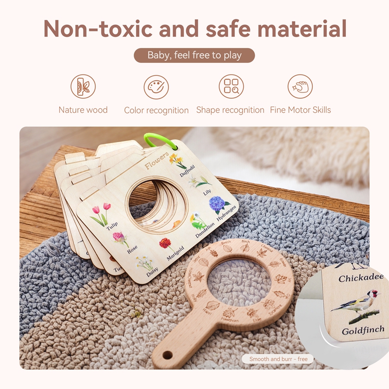 Loupe en bois Montessori pour  - Outdoor Adventure Games avis et prix