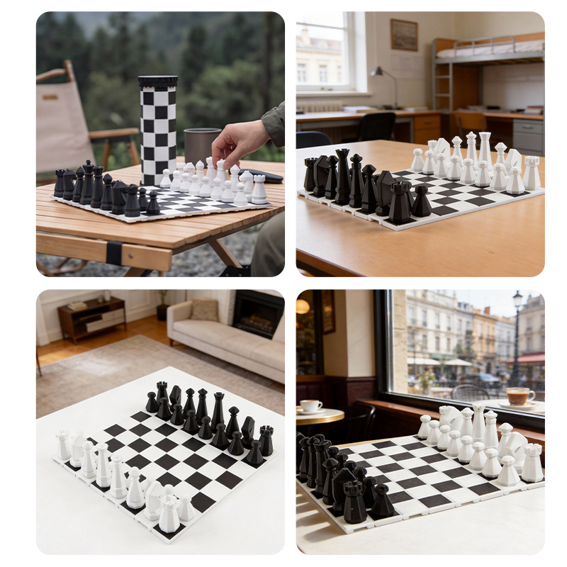 Jeu d'échecs portable 2 en 1,  - Outdoor Adventure Games avis et prix