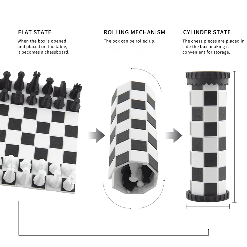 Jeu d'échecs portable 2 en 1,  - Outdoor Adventure Games avis et prix